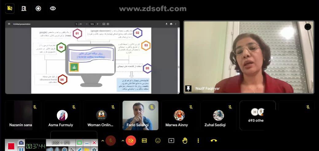 گزارش وبینار علمی: بهترین روشهای آموزش و یادگیری آنلاین، موثریت، چالشها و موانع؛